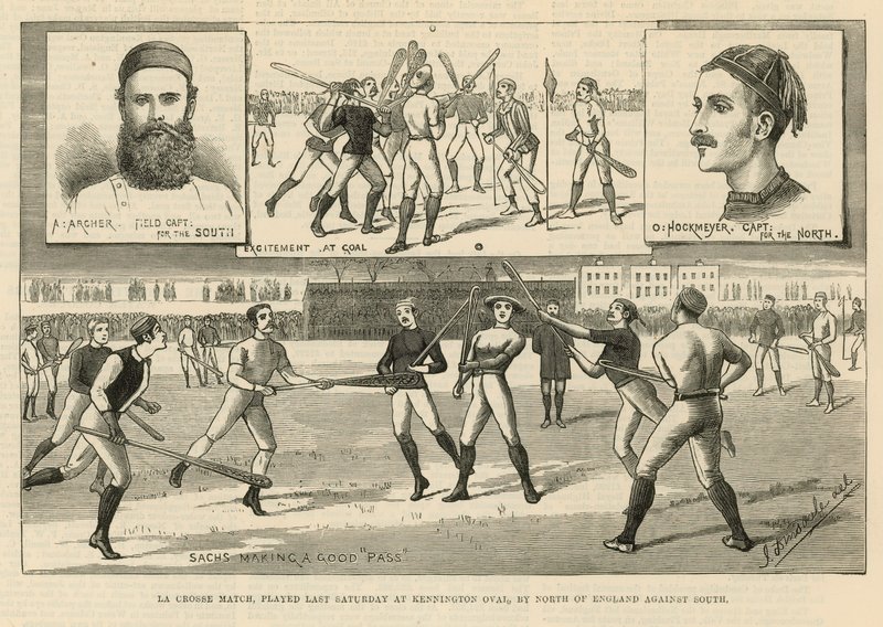 Partita di lacrosse giocata sabato scorso al Kennington Oval dal Nord dell