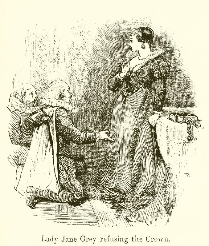 Lady Jane Grey rifiuta la Corona da English School