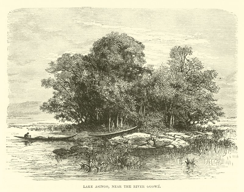 Lago Asingo, vicino al fiume Ogowe da English School