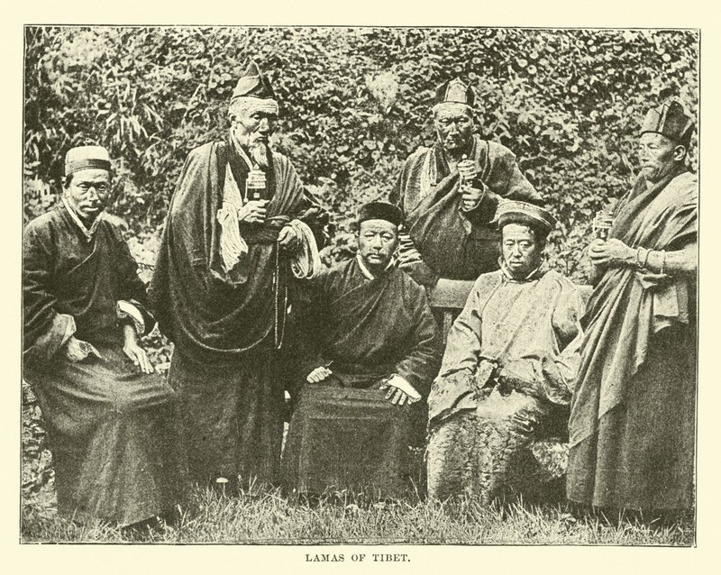 Lama del Tibet da English School