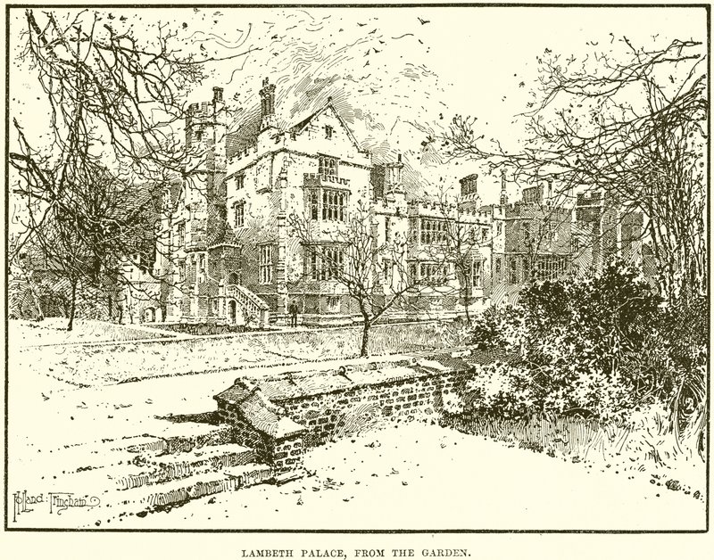 Palazzo Lambeth, dal giardino da English School