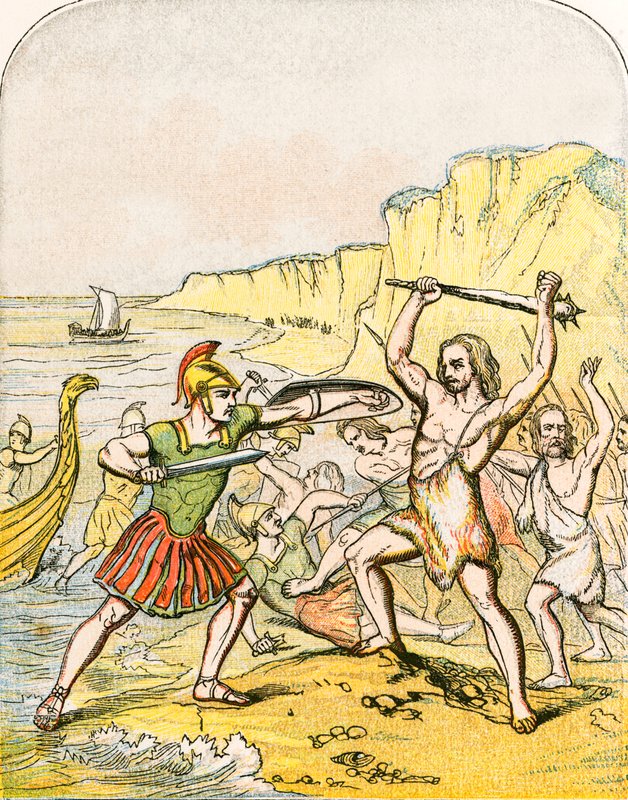 Sbarco di Giulio Cesare da English School