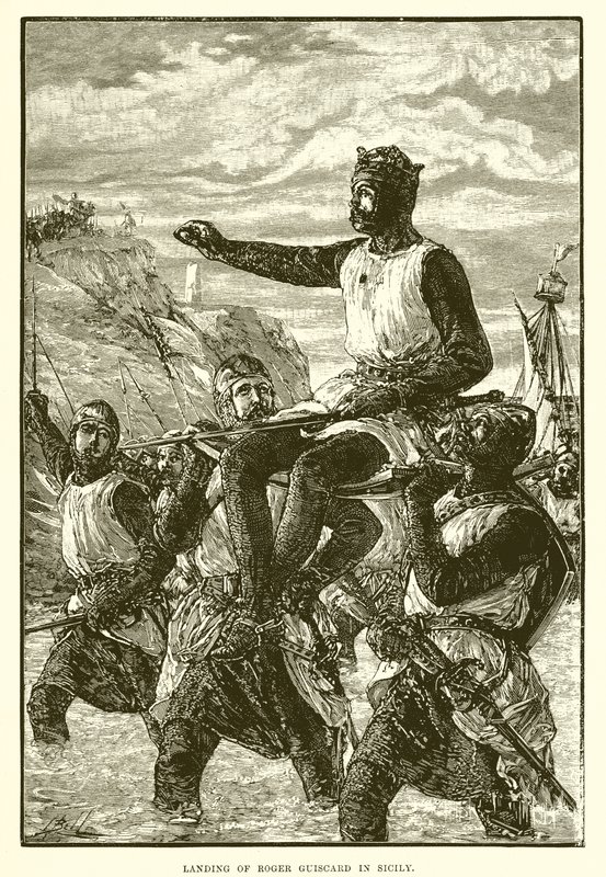 Sbarco di Ruggero Guiscardo in Sicilia da English School