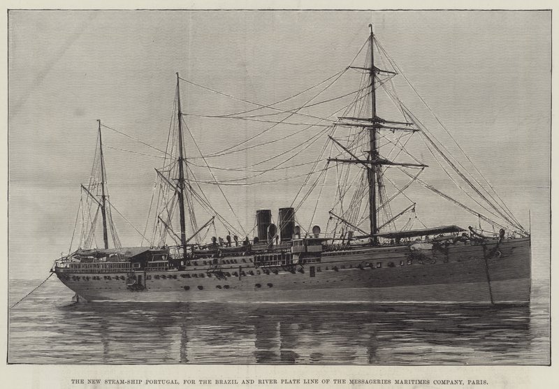 Varo di un Piroscafo Armato Australiano, il Courier, a Wallsend-on-Tyne (incisione) da English School