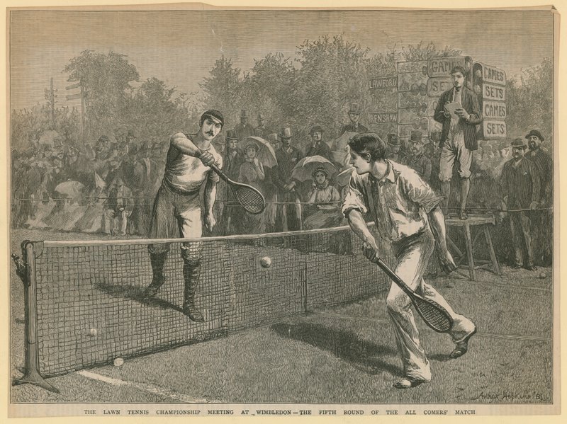 Incontro di campionato di tennis da English School