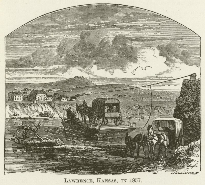 Lawrence, Kansas, nel 1857 da English School