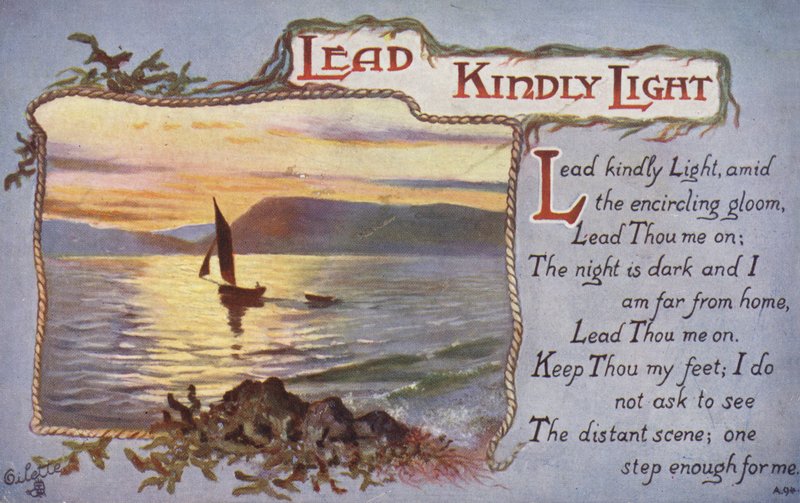 Lead Kindly Light (litografia colorata) da English School