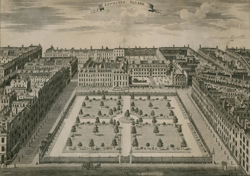 Leicester Square, Londra, nel 1728 da English School