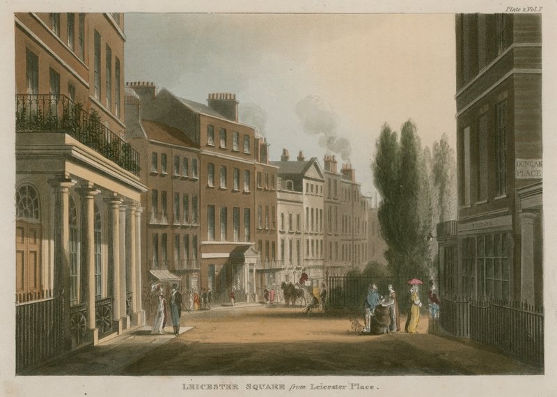 Leicester Square da Leicester Place, Londra da English School
