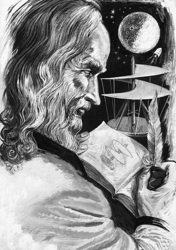 Leonardo da Vinci da English School