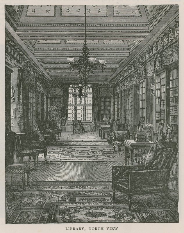 Biblioteca, vista nord, Holland House da English School
