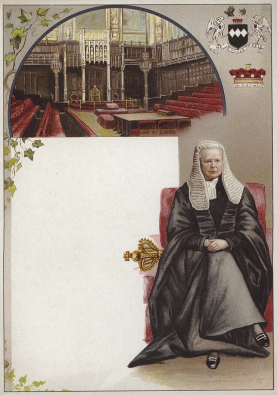 Carta Liebig con il Conte di Halsbury da English School