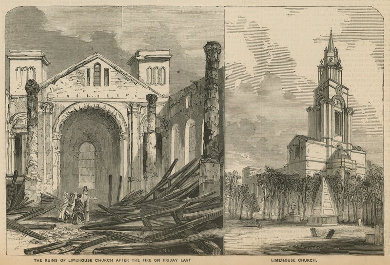 Chiesa di Limehouse prima e dopo l
