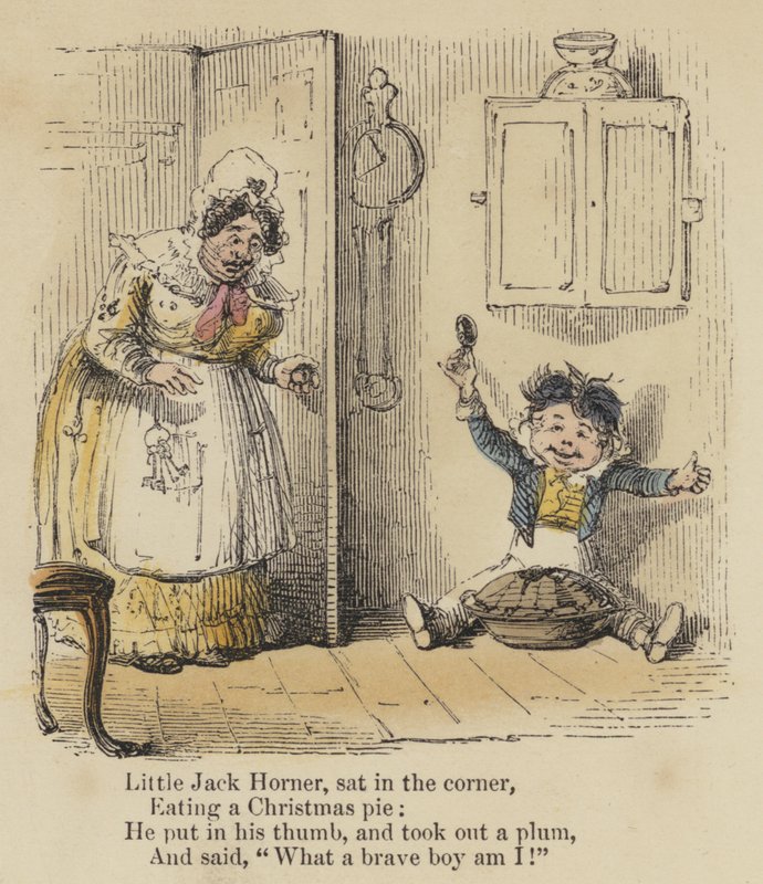 Il piccolo Jack Horner, seduto nell
