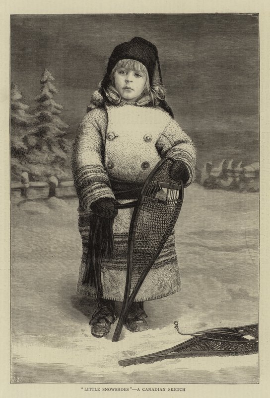"Piccole Racchette da Neve", uno Schizzo Canadese da English School
