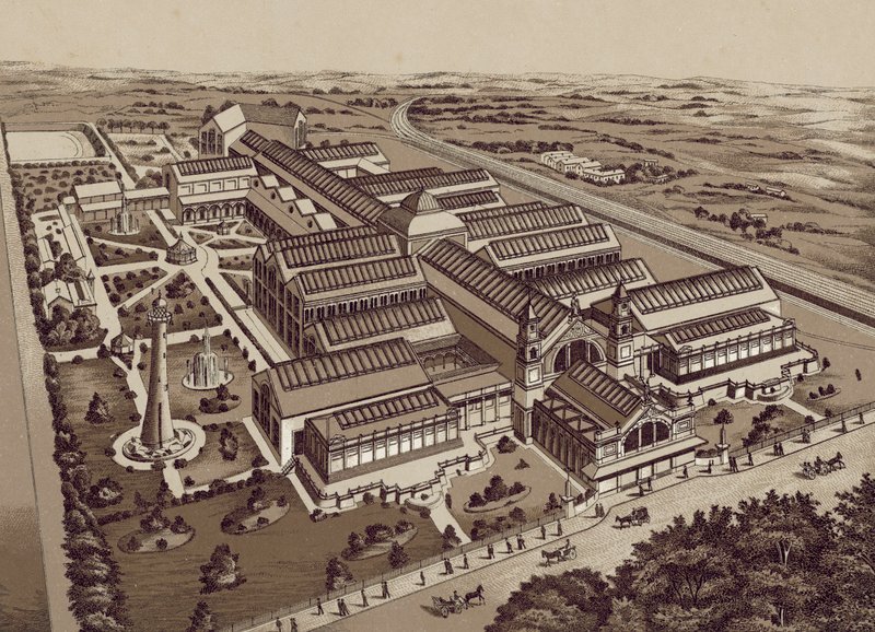 Liverpool: Esposizione Shipperies 1886 da English School