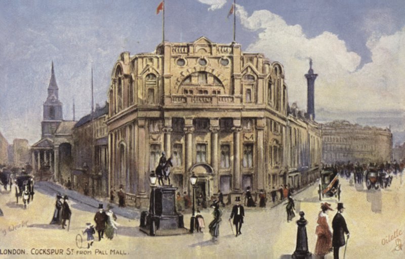 Londra, Cockspur Street da Pall Mall da English School
