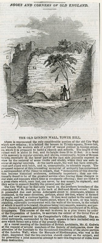 London Wall - Tower Hill da English School