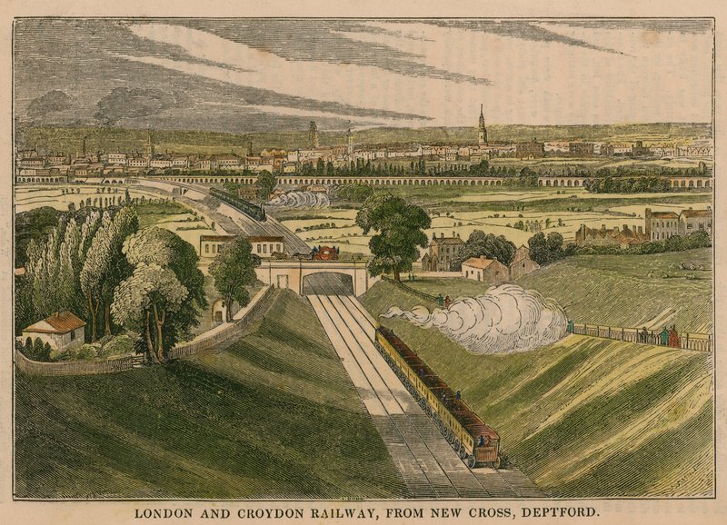 Ferrovia Londra e Croydon, da New Cross Deptford da English School