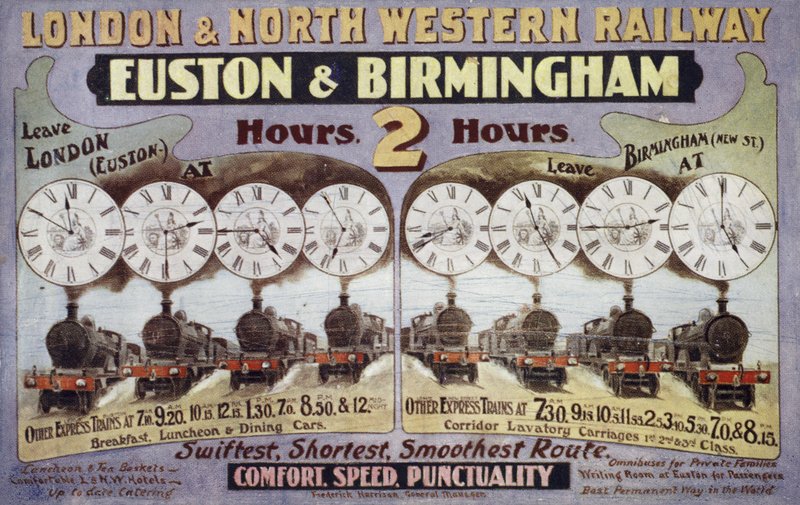 Ferrovia Londra e Nord-Ovest, Euston e Birmingham da English School