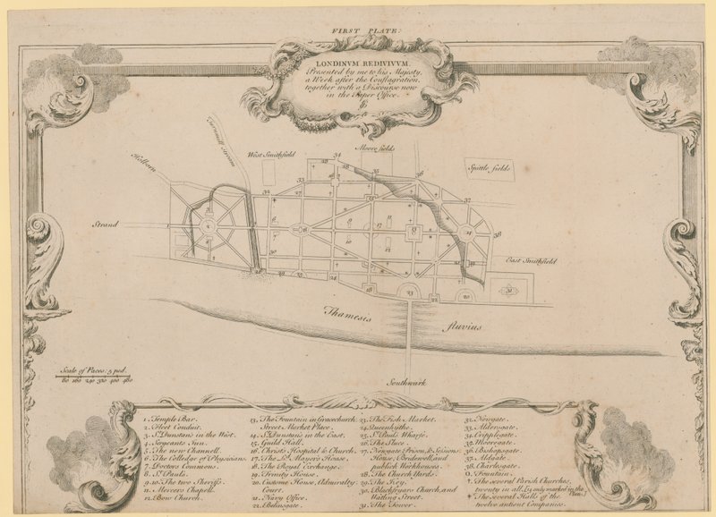 Londra restaurata, il piano di Sir John Evelyn per la ricostruzione della Città di Londra dopo l