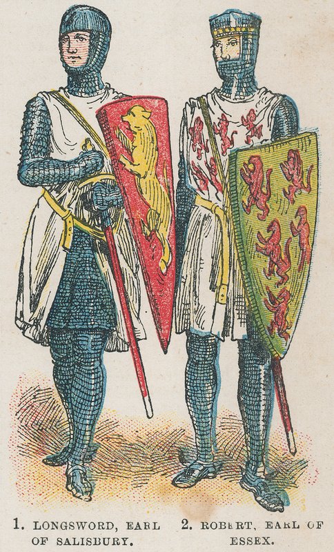Longsword, Conte di Salisbury; Robert, Conte di Essex da English School