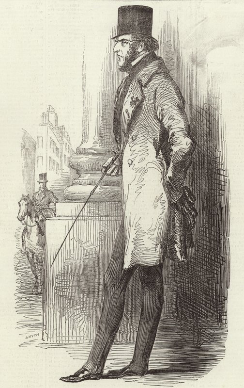 Lord George Bentinck (incisione) da English School