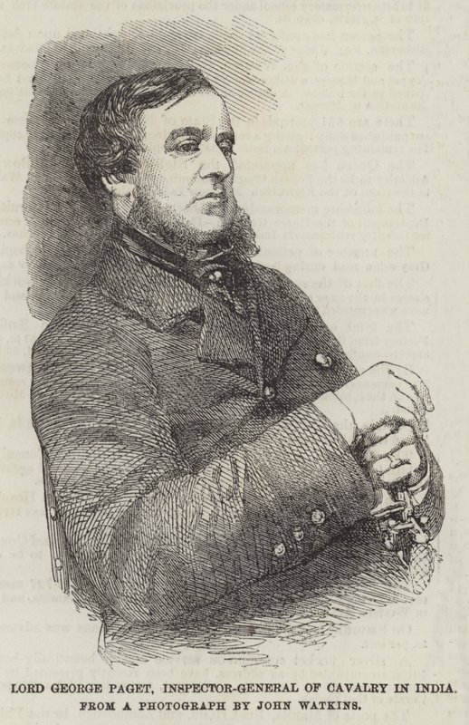 Lord George Paget, ispettore generale della cavalleria in India da English School