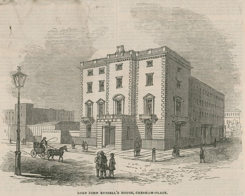 Casa di Lord John Russell, Chesham Place, Belgrave Square da English School