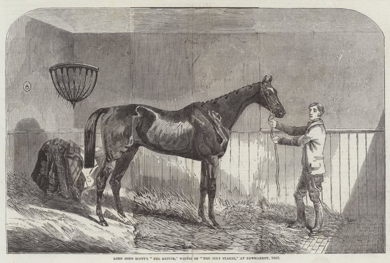 "The Reiver" di Lord John Scott, vincitore delle "July Stakes" a Newmarket da English School