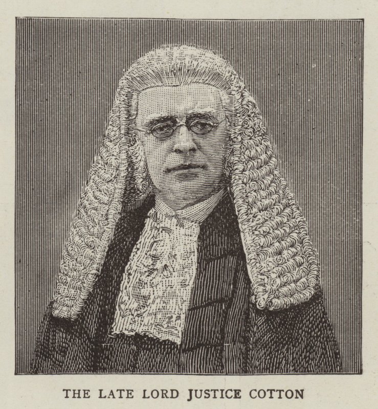 Lord Justice Cotton da English School
