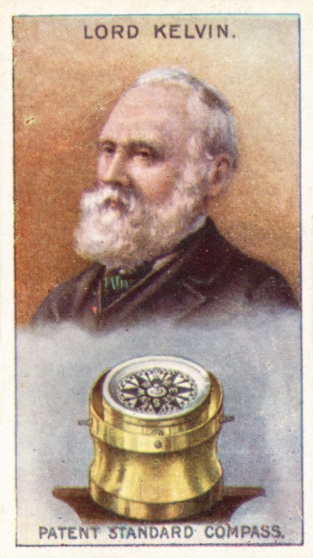 Lord Kelvin, bussola standard brevettata da English School