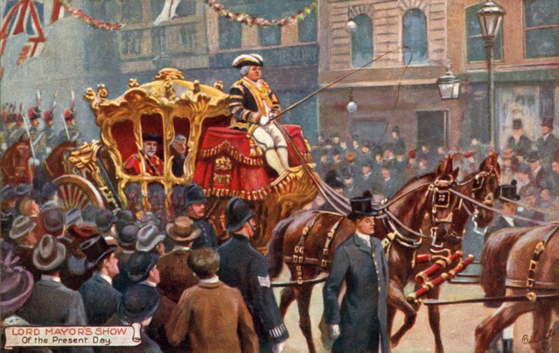 Sfilata del Lord Mayor, Londra da English School