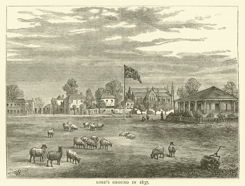 Campo di Lord nel 1837 da English School