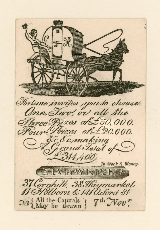 Pubblicità della lotteria da English School