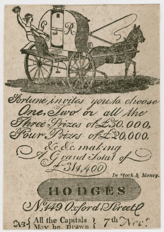 Pubblicità della lotteria da English School