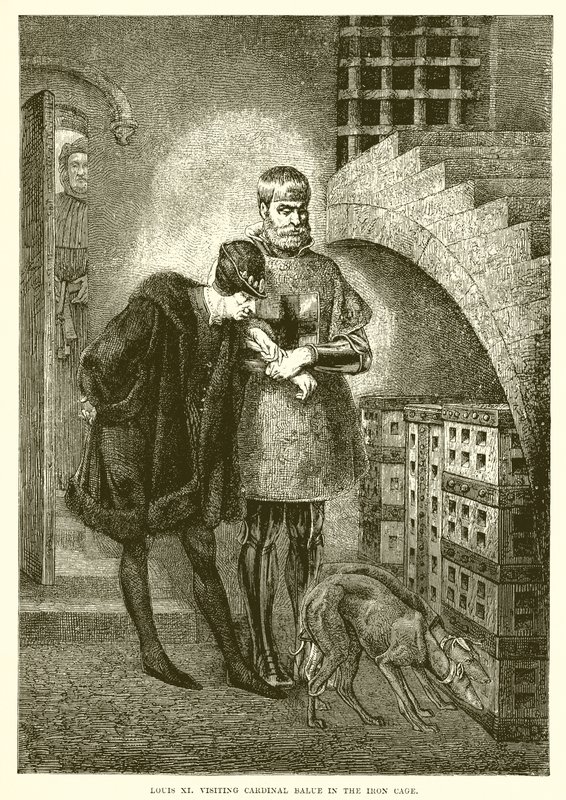 Luigi XI visita il cardinale Balue nell