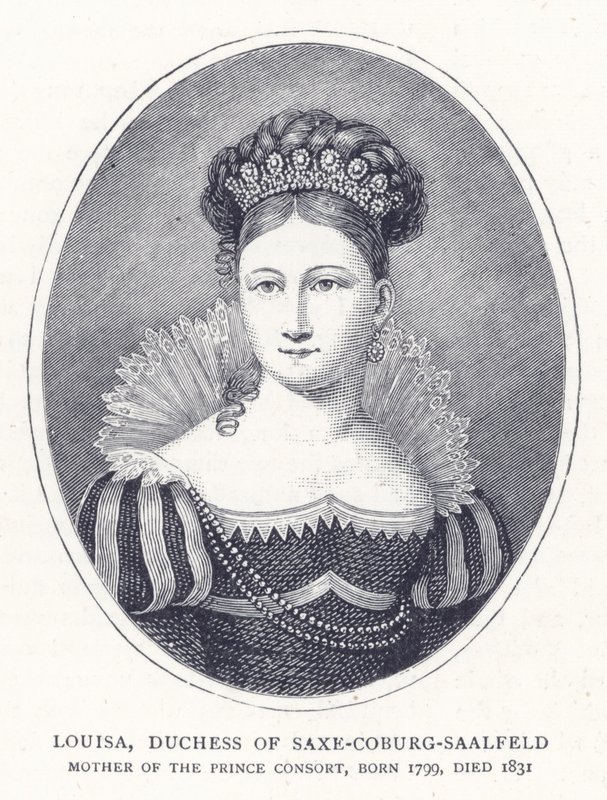 Luisa, Duchessa di Sassonia-Coburgo-Saalfeld da English School