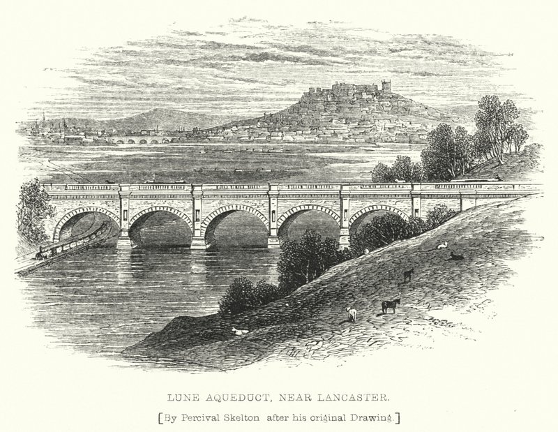 Acquedotto di Lune, vicino a Lancaster da English School