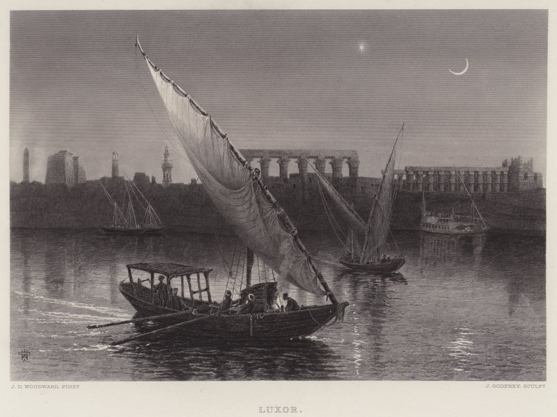 Luxor (incisione) da English School