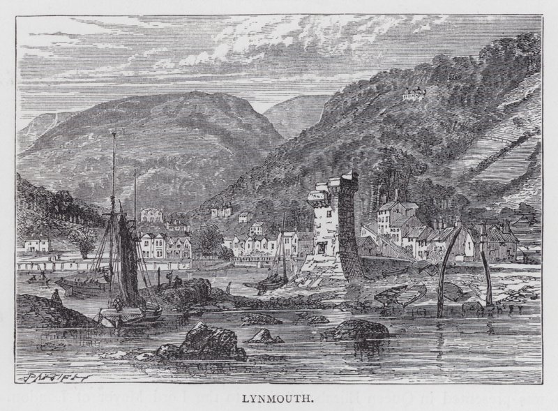 Lynmouth (incisione) da English School