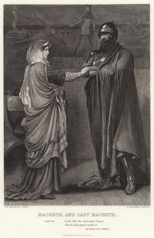 Macbeth e Lady Macbeth, Macbeth, Atto I, Scena V da English School