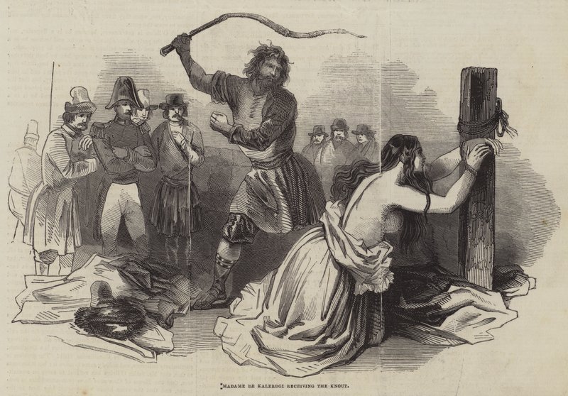 Madame de Kalerdgi riceve il Knout da English School