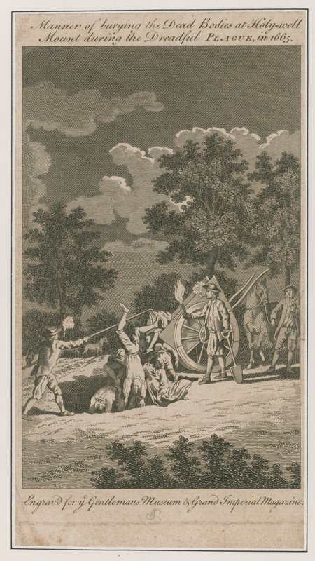Modo di seppellire i cadaveri a Holy-well Mount da English School