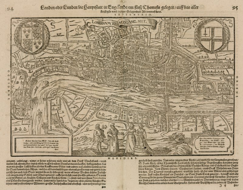 Mappa di Londra da English School