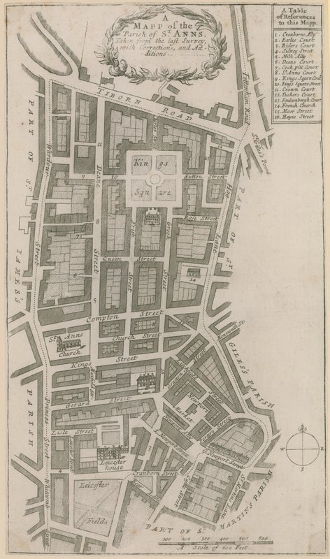 Mappa della parrocchia di Sant