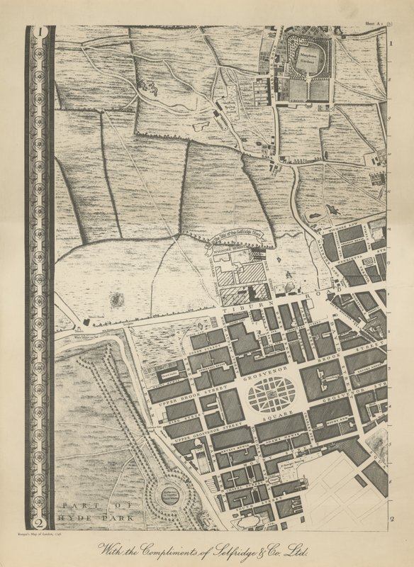 Mappa del West End di Londra da English School