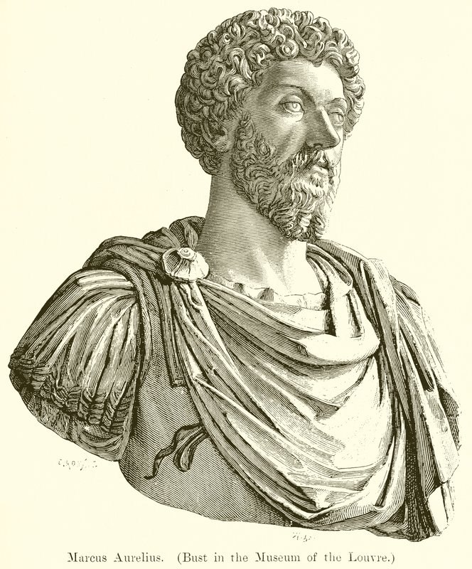 Marco Aurelio (Busto nel Museo del Louvre) da English School