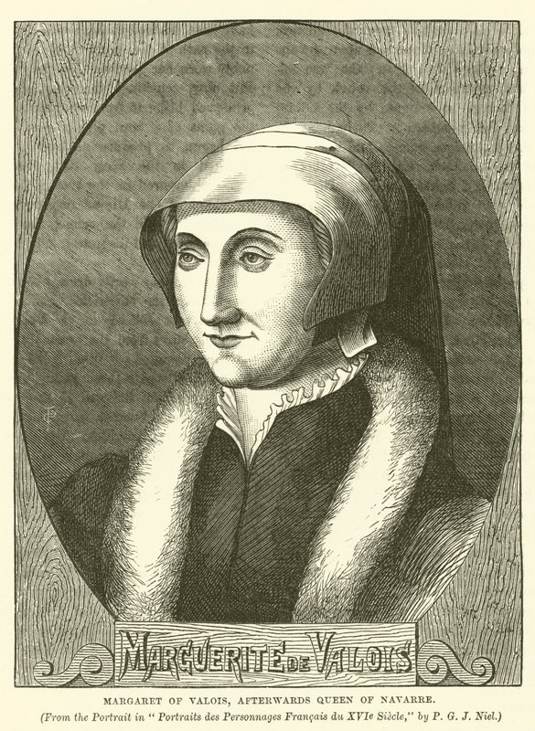 Margherita di Valois, poi Regina di Navarra (incisione) da English School