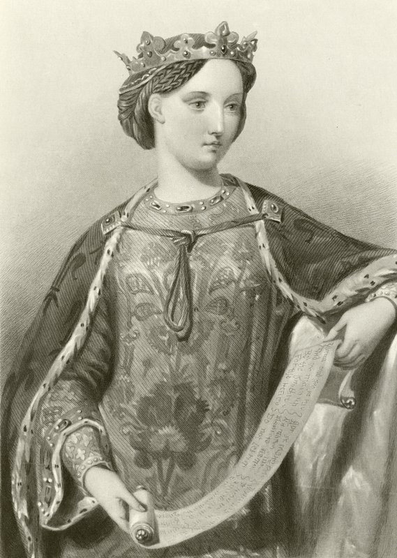 Margherita di Francia, regina di re Edoardo I da English School